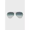 Mixed color aviator sunglasses