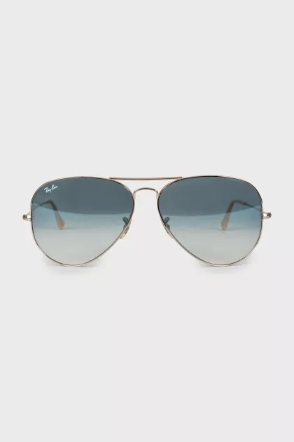 Mixed color aviator sunglasses