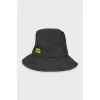 Two-tone panama hat with tag