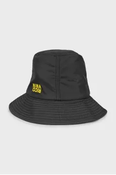 Two-tone panama hat with tag