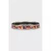 Silver bracelet with a pattern