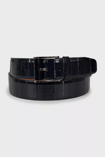 Men's blue belt with tag