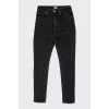 Dark gray skinny jeans