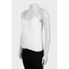 White tank with draping