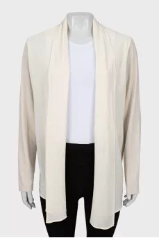 Combined cardigan with tag