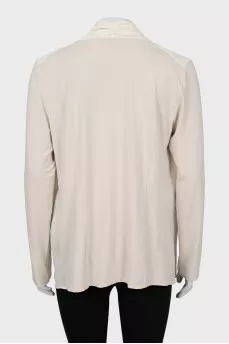 Combined cardigan with tag