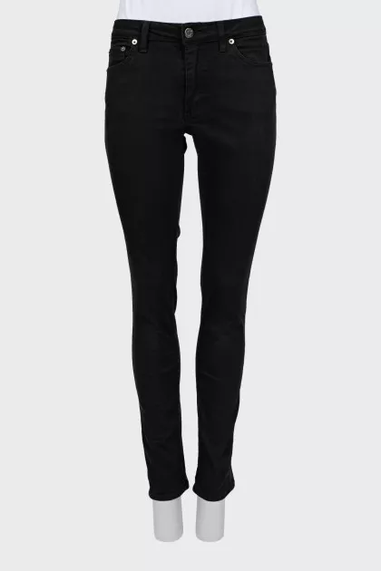 Black high waist skinny jeans