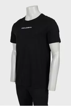 Men's T-shirt with white logo