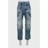 Men's blue jeans relaxed fit