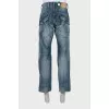 Men's blue jeans relaxed fit