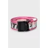 Mixed color textile belt