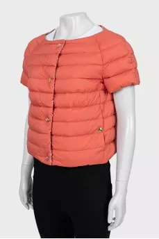 Reversible cropped vest
