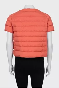 Reversible cropped vest