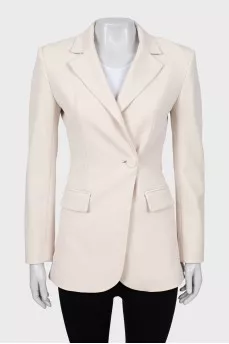 Fitted button down jacket