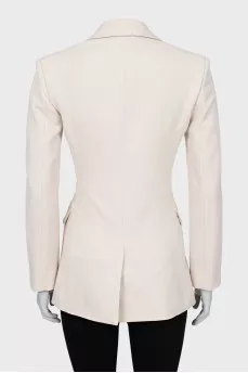 Fitted button down jacket
