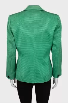 Green fitted jacket