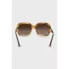 Printed rectangular sunglasses