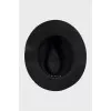 Wool and leather hat