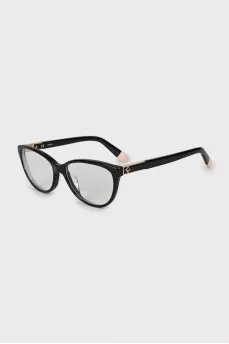Black prescription glasses