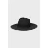 Wool hat with bow