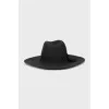 Wool hat with bow