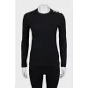 Wool jumper decorated with flowers