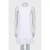 A-line dress with perforations