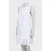 A-line dress with perforations