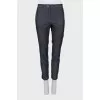 Tapered trousers with turn-ups