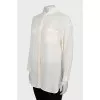 Oversized silk blouse