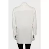 Oversized silk blouse
