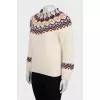 Knitted wool and alpaca sweater