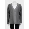 Cardigan in gradient print