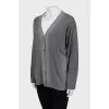 Cardigan in gradient print