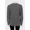Cardigan in gradient print