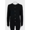 Straight-fit cashmere cardigan