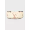 Silver bracelet with signature logo