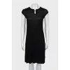 Black dress with circle skirt