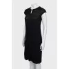 Black dress with circle skirt