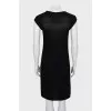 Black dress with circle skirt