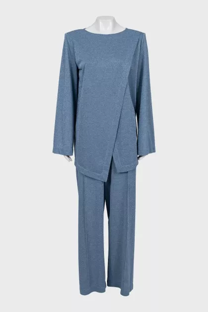 Tunic and trouser suit