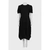 Black dress with short sleeves