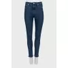 Blue skinny jeans