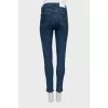 Blue skinny jeans