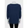 Two-tone striped long sleeve