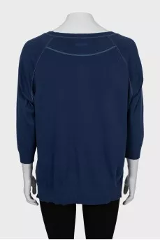 Two-tone striped long sleeve