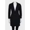 Fitted wool coat