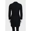 Fitted wool coat