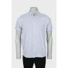 Men's printed short sleeve shirt