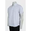 Men's printed short sleeve shirt
